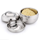 Axyaa Double Wall Vacuum Thermal Lunch Box: Stainless Steel, Insulated, Bento Container