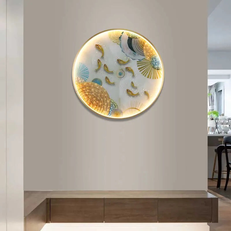 Axyaa Fish LED Wall Light Sconces for Home Stairway