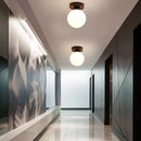 Axyaa Round Glass Ball Ceiling Light - Nordic Design for Modern Home Decor