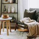 Axyaa Plush Cushion Cover for Home Decor - Soft Sofa Pillow Cover - Nordic Style