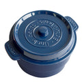 Axyaa Kids Round Bento Box Double-layer Fruit Lunch Box Microwaveable & Fitness Food Container
