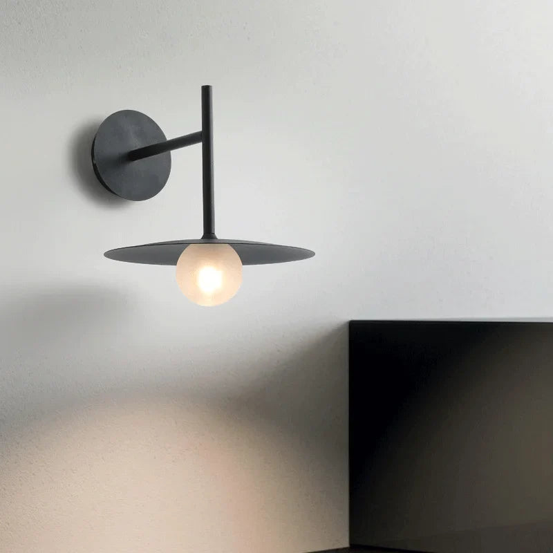 Axyaa Nordic Modern Flying Saucer Wall Lamp for Staircase, Aisle, Bedroom, Sconces