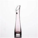 Axyaa Oblique Glass Vase for Flowers - Modern Desk Home Decor