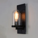 Axyaa Retro Loft Glass Wall Sconce for Warehouse Corridor Living Room Bedroom