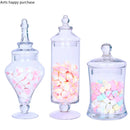 Axya Glass Candy Jar with Lid - European Style Household Storage Jar