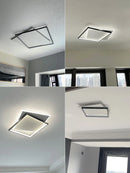Axyaa Square Minimalist Ceiling Lamp for Bedroom Living Room Modern Nordic Design