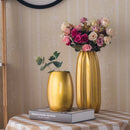 Axyaa Europe Gold-plated Ceramic Vase Creative Design Porcelain Flower Vase