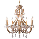 Axyaa Retro Crystal Chandelier for Stylish Home Decor