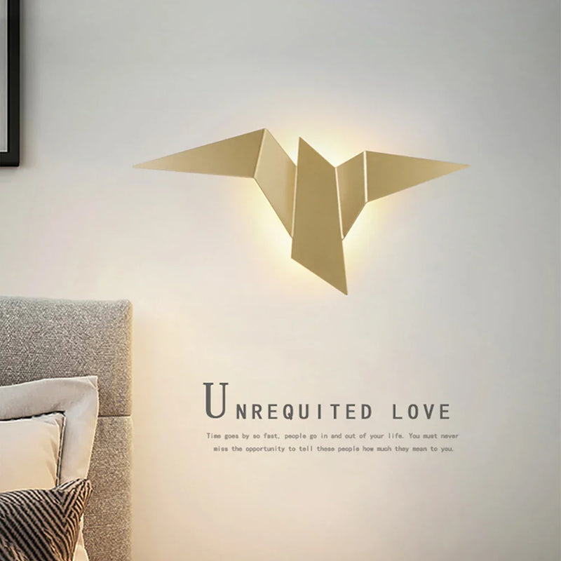 Axyaa Nordic LED Wall Lamps for Bedroom, Modern Indoor Bedside Lighting Decor