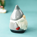 Axya Ceramic Santa Claus Seasoning Pot Set - Kitchen Spice Jar Salt Shaker Storage Container