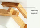 Axyaa Wooden Glass Ceiling Light with E27 LED for Hallways and Balcony