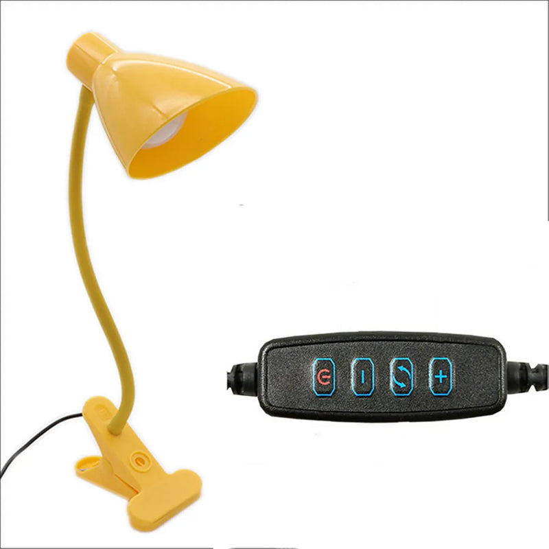 Axyaa 5W USB Night Light LED Clip Lamp 10 Brightness Levels 3 Colors