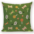 Axyaa Halloween Demon Happy Trick or Treat Cushion Cover