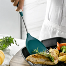 Axyaa Silicone Soup Spoon Colander Rice Scoop Stainless Steel Handle Cooking Utensil