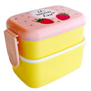 Axyaa Kid Mini Bento Box Double Layer Lunch Box Food Container