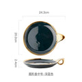 Axyaa Ceramic Dessert Bowl - Elegant Table Decoration for Home and Hospitality