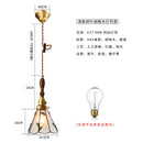 Axyaa Glass LED Pendant Lights 4W Dinning Living Room Japanese Vintage Hanging Light