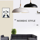 Axyaa Oak Pendant Light: Nordic Modern LED E27 Hanging Lamp