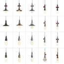 Axyaa Iron Water Pipe Pendant Lights: Retro Industrial Steam Punk Ceiling Hanging Lamp