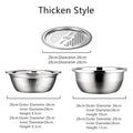 Axyaa Stainless Steel Grater Set with Garlic Press, Potato Slicer - Kitchen Vegetable Fruit Tools