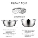 Axyaa Stainless Steel Grater Set with Garlic Press, Potato Slicer - Kitchen Vegetable Fruit Tools