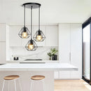 Axyaa 3-Light Iron Chandelier Pendant for Living Room Kitchen Restaurant