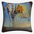 Axyaa Salvador Dali Inspired Abstract Art Cushion Cover 45x45cm
