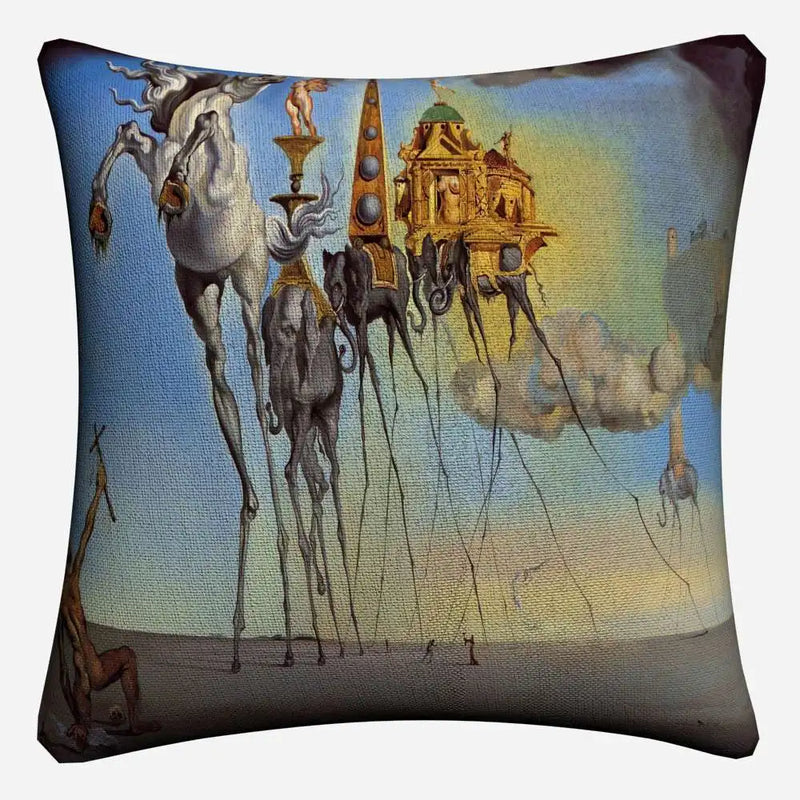 Axyaa Salvador Dali Inspired Abstract Art Cushion Cover 45x45cm