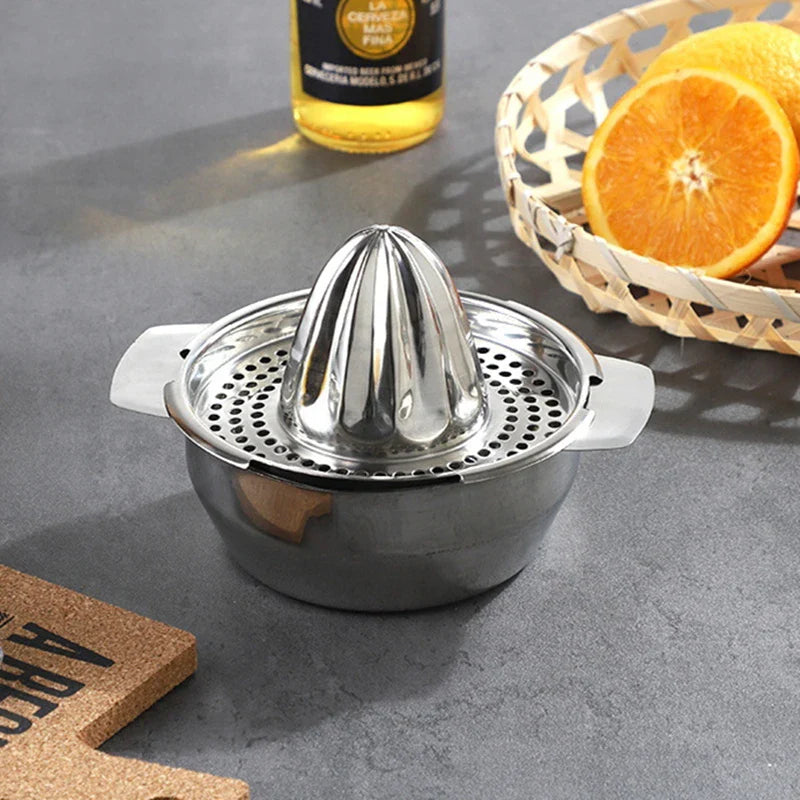 Axyaa Stainless Steel Orange Lemon Juicer Manual Crusher Vegetable Fruit Processor