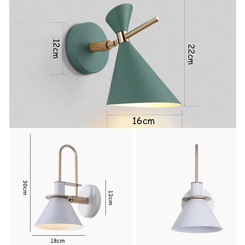 Nordic Macaroon Wall Lamps by Axya - Modern Home Decor Lighting Fixtures