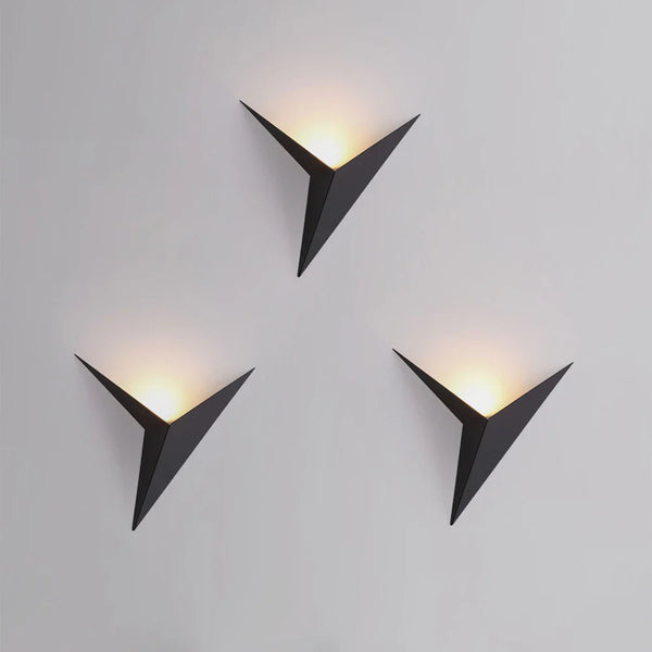 Axyaa Triangle LED Wall Lamps | Nordic Style Minimalist Lighting | 3W AC85-265V