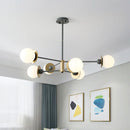Axya Nordic Bean Chandelier - Modern Minimalist Style for Dining & Living Rooms