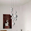 Axyaa Modern Glass Ball Chandelier Pendant Light for Kitchen, Bedroom & Restaurant Decor