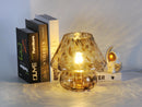 Nordic Glass Desk Lamp by Axyaa: Colorful LED Table Light for Bedroom