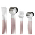 Axyaa Mint Green Stainless Steel Cutlery Set - 16pcs for Kitchen Tableware
