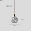 Axyaa Nordic Ceramic Pendant Lamp Modern Japanese Style Copper Hanging Light
