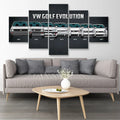 Axyaa Hot VW Bus Sport Car Canvas Art Classic Poster Print Home Decor