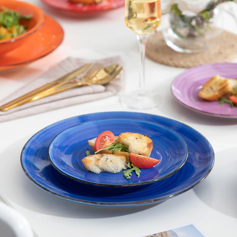 Axya BONITA Mix-Color Dinnerware Set for 12 People