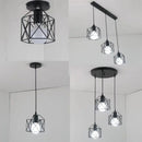Axyaa Iron Frame Pendant Light for Kitchen Dining Room Living Room