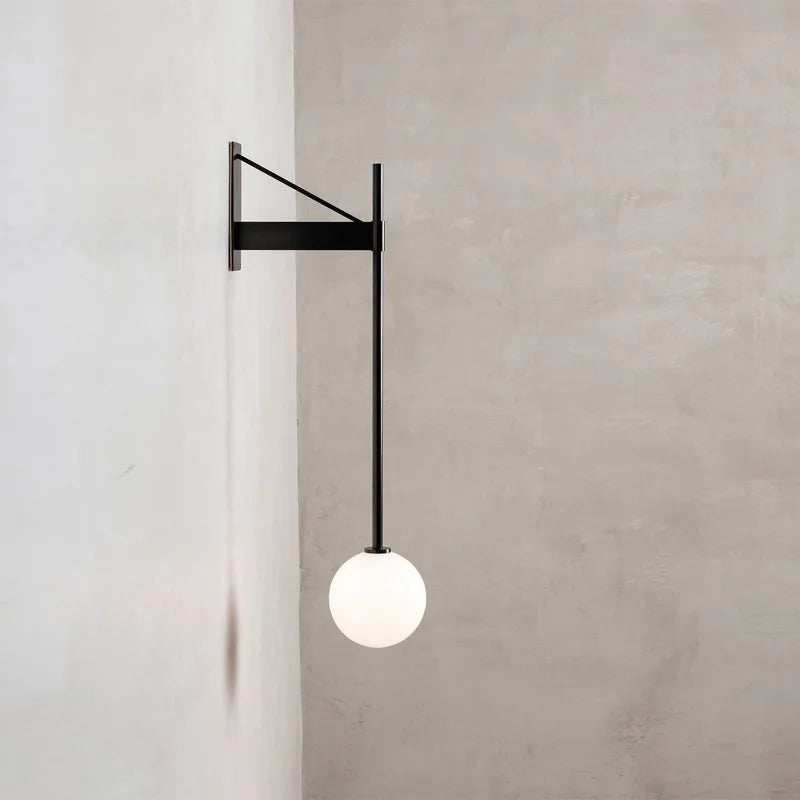 Axyaa Nordic Iron Wall Lamp Geometric Design for Living Room Bedroom