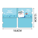 Axyaa Cartoon Mask Storage Organizer Case for Students and Adults