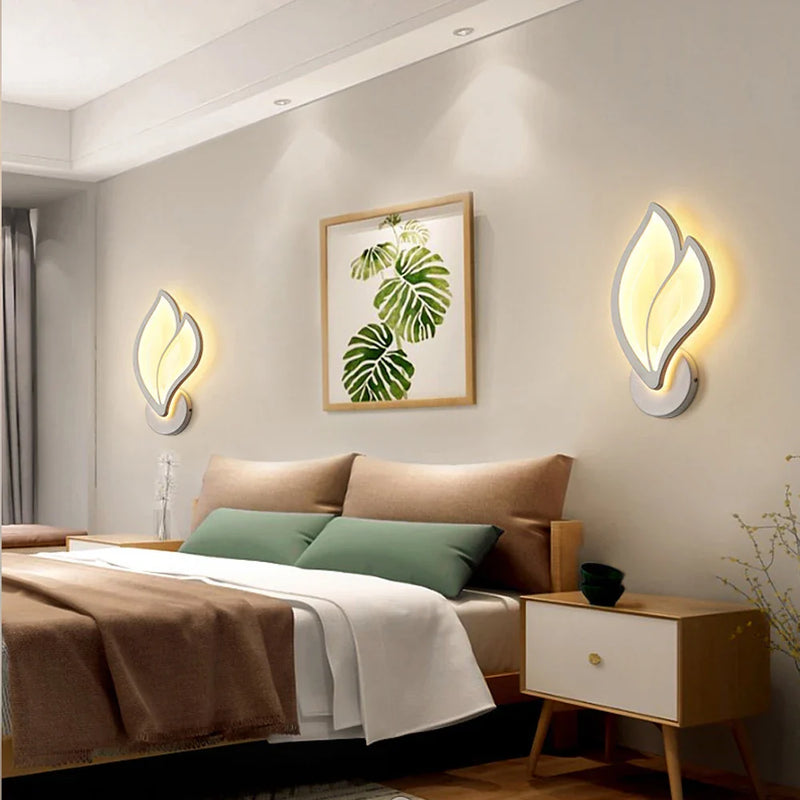 Axyaa Antler LED Wall Lamp: Modern Home Lighting Fixture for Living Room, Bedroom, or Corridor