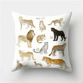 Axyaa Decorative Pillow Case 45x45CM Square Polyester Cover for Room Décor