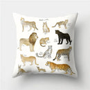 Axyaa Decorative Pillow Case 45x45CM Square Polyester Cover for Room Décor