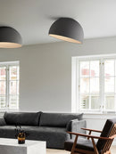 Axyaa Wood Grain Study Lamp - Modern Minimalist Bedroom Ceiling Light