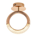 Axyaa Rose Gold Alloy Ceiling Lamp - Modern Nordic Design for Living Room, Kitchen, Bedroom