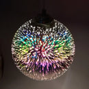 Colorful 3D Glass Pendant Lights by Axyaa: Modern Kitchen Hanging Lamps