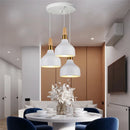 Axyaa Solid Wood LED Pendant Lights: Nordic Minimalist Kitchen and Restaurant Lighting Fixtures