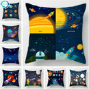 Axyaa Space Dream Decorative Sofa Cushion Cover Alien Astronaut Throw Pillows