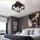 Axyaa Vintage LED Ceiling Light Industrial Retro Loft Fixture for Home Kitchen Bar